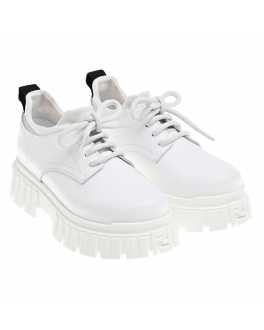 Белые ботинки с массивной подошвой Fendi Белый, арт. JMR395 SN1 F0TW2 | Фото 1
