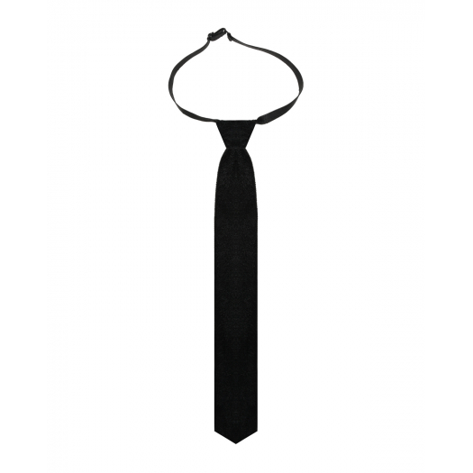 Тонкий черный галстук Prairie Черный, арт. 810F20107FW | Фото 1