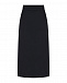 Черная юбка-миди с логотипом в тон No. 21 | Фото 5