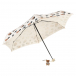 Зонт кремового цвета с принтом в горох, 17 см Moschino | Фото 1