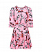 Розовое платье с принтом &quot;Очки&quot; Emporio Armani | Фото 2