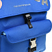 Синий рюкзак с аппликациями Emporio Armani | Фото 4