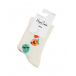 Белые носки с принтом &quot;фрукты&quot; Happy Socks | Фото 1