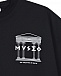 Черная футболка с принтом &quot;museo&quot; Les Coyotes de Paris | Фото 3