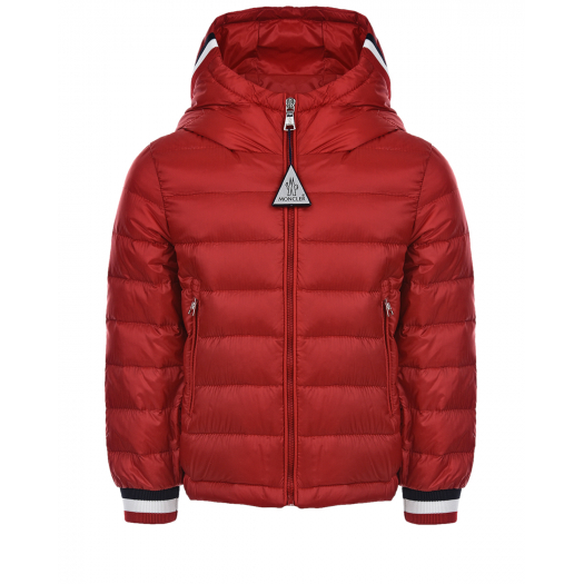 Стеганая куртка красного цвета Moncler | Фото 1