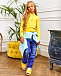 Желтый джемпер с воротником-поло Dolce&Gabbana | Фото 4