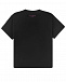 Черная футболка с логотипом цвета фуксии  | Фото 3