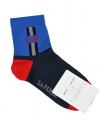 Синие носки с логотипом