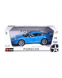 Машинка 1/18 (Coll A) - Porsche GT3 RS 4.0 Light Blue Bburago , арт. 18-11036 | Фото 2