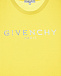 Желтая футболка с серебристым логотипом  | Фото 3