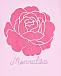 Розовая футболка с принтом &quot;цветок&quot; Monnalisa | Фото 3