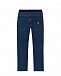 Синие джинсы с поясом на резинке Emporio Armani | Фото 2