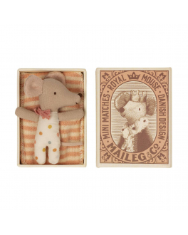 Игрушка &quot;Новорожденная мышка Sleepy Wakey в коробке&quot; Maileg , арт. 16-1712-01 | Фото 1