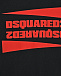 Черная футболка с красным лого Dsquared2 | Фото 3