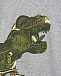 Серая футболка с принтом &quot;динозавр&quot;  | Фото 3