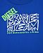 Синяя футболка с принтом &quot;Brave team&quot; Diesel | Фото 3