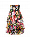 Платье из шелка с цветочным принтом Dolce&Gabbana | Фото 2