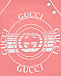 Розовый свитшот с белым логотипом GUCCI | Фото 3
