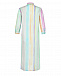 Платье-рубашка в разноцветную полоску 120% Lino | Фото 6