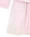 Розовый халат с кружевной отделкой Story Loris | Фото 4