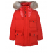 Красная пуховая куртка Moncler | Фото 1