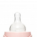 Розовая для кормления с круглой силиконовой соской, 360 мл от 0 мес Suavinex | Фото 2