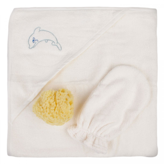 Набор Bellini для купания, (полотенце 75*75 см, рукавица, губка натуральная)  | Фото 1