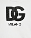 Свитшот с черным логотипом на груди, белый Dolce&Gabbana | Фото 4