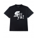 Черная футболка с принтом &quot;See ya!&quot; Stella McCartney | Фото 1