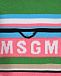 Розовые шорты в полоску с лого MSGM | Фото 3