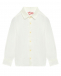 Льняная рубашка с длинными рукавами, белая Saint Barth | Фото 1