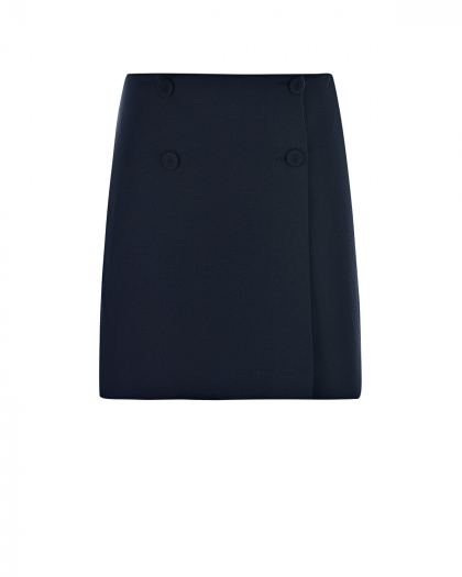 Трикотажная юбка с пуговицами Dal Lago | Фото 1
