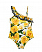 Купальник с рюшей и принтом &quot;желтые розы&quot; Dolce&Gabbana | Фото 2
