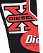 Черные спортивные брюки с глянцевым лого Diesel | Фото 3
