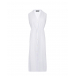 Белое платье с кулиской на талии Pietro Brunelli | Фото 1