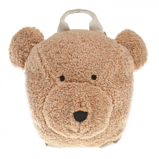 Бежевый рюкзак-медвежонок IL Gufo | Фото 1