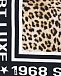 Платок с леопардовым принтом Monnalisa | Фото 4