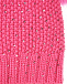 Розовая шапка с двумя помпонами Catya | Фото 4