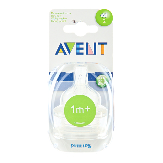 Соска Philips AVENT медленный поток 2 шт.  | Фото 1