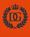 Оранжевая футболка с монограммой &quot;DG&quot; Dolce&Gabbana | Фото 3