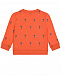 Оранжевый свитшот с вышивкой &quot;Пальмы&quot; Stella McCartney | Фото 2