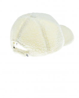 Белая плюшевая кепка Moncler Белый, арт. 3B727 20 809BY 050 | Фото 2