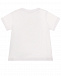 Белая футболка с принтом couture Moschino | Фото 2