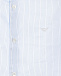 Белая рубашка в голубую полоску Emporio Armani | Фото 3