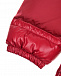 Красное пуховое пальто с глянцевыми вставками Moncler | Фото 4