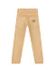 Бежевые вельветовые брюки Fendi | Фото 2