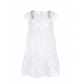 Белое двухслойное платье Karl Lagerfeld kids | Фото 1