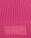 Розовая шапка с отворотом Molo | Фото 3