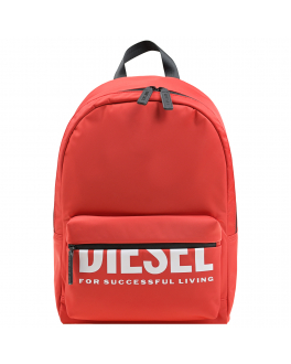 Красный рюкзак с белым лого, 46x34x11 см Diesel Красный, арт. J00405 P3329 H3267 | Фото 1