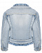 Голубая джинсовая куртка с нашивками Monnalisa | Фото 2